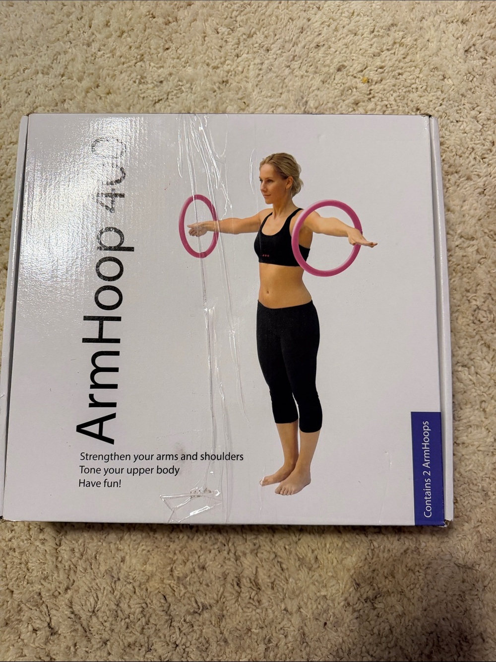 Arm Hoop 4U™ Pink Upper-Body Fitness Arm Hoops